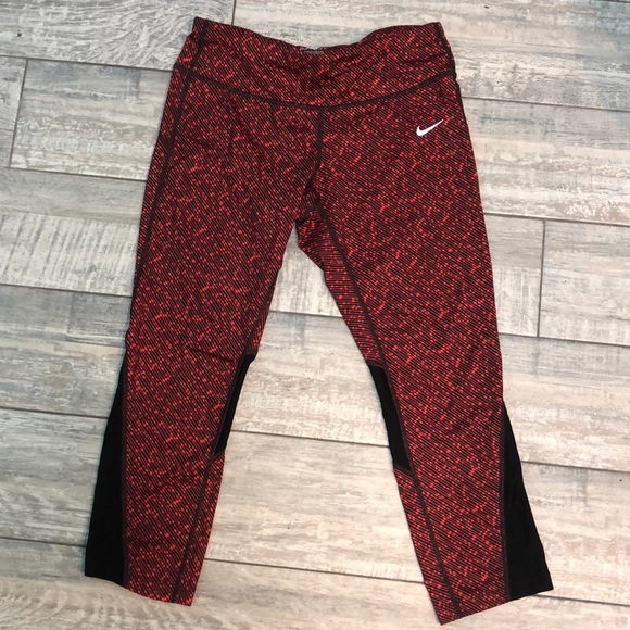 Nike Pants - Red Nike Running Pants